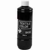 Textilfarbe, Schwarz, 500 ml/ 1 Fl.