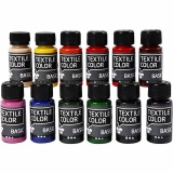 Textilfarbe, 12x50 ml/ 1 Pck