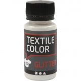 Textilfarbe, Glitter, Transparent, 50 ml/ 1 Fl.