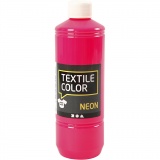 Textilfarbe, Neonpink, 500 ml/ 1 Fl.