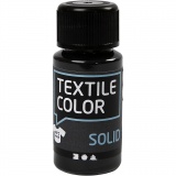 Stoffmalfarbe, Deckend, Schwarz, 50 ml/ 1 Fl.