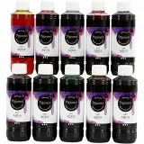 Flüssige Aquarellfarbe, Sortierte Farben, 10x250 ml/ 1 Pck