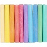Tafelkreide, L 8 cm, D 10 mm, 10x10 Stk/ 1 Pck