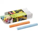 Tafelkreide, L 8 cm, D 10 mm, Sortierte Farben, 10 Stk/ 1 Pck