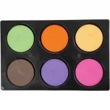 Wasserfarben, H 16 mm, D 44 mm, Zusätzliche Farben, 1 Pck