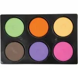 Wasserfarben, H 19 mm, D 57 mm, Zusätzliche Farben, 1 Pck
