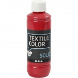 Stoffmalfarbe, Deckend, Rot, 250 ml/ 1 Fl.