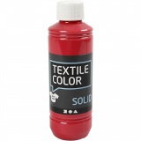 Stoffmalfarbe, Deckend, Rot, 250 ml/ 1 Fl.