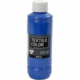Stoffmalfarbe, Deckend, Brillantblau, 250 ml/ 1 Fl.