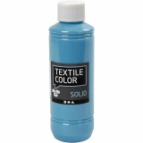 Stoffmalfarbe, Deckend, Türkisblau, 250 ml/ 1 Fl.