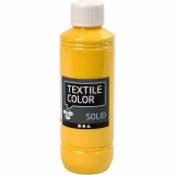 Stoffmalfarbe, Deckend, Gelb, 250 ml/ 1 Fl.