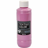 Stoffmalfarbe, Deckend, Pink, 250 ml/ 1 Fl.