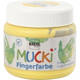 Mucki Fingerfarbe, Gelb, 150 ml/ 1 Dose