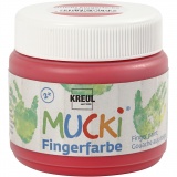 Mucki Fingerfarbe, Rot, 150 ml/ 1 Dose