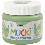Mucki Fingerfarbe, Grün, 150 ml/ 1 Dose