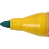 Stoffmalstifte, Strichstärke 2-4 mm, Sortierte Farben, 12 Stk/ 1 Pck
