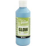 Fluoreszierende Farbe, Fluoreszierend Hellblau, 250 ml/ 1 Fl.