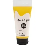 Acrylfarben, Mattglänzend, Halbdeckend, Primärgelb, 75 ml/ 1 Fl.