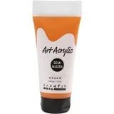 Acrylfarben, Mattglänzend, Halbdeckend, Orange, 75 ml/ 1 Fl.