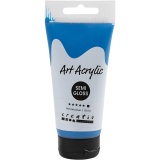 Acrylfarbe, Mattglänzend, Deckend, Primärblau, 75 ml/ 1 Fl.