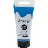 Acrylfarbe, Mattglänzend, Deckend, Primärblau, 75 ml/ 1 Fl.