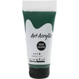 Acrylfarben, Mattglänzend, Deckend, Dunkelgrün, 75 ml/ 1 Fl.