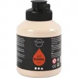 Acrylfarben, Mattglänzend, Deckend, Hellbeige, 500 ml/ 1 Fl.