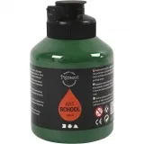 Acrylfarben, Mattglänzend, Halbtransparent, Dunkelgrün, 500 ml/ 1 Fl.