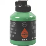 Acrylfarben, Mattglänzend, Deckend, Mediumgrün, 500 ml/ 1 Fl.