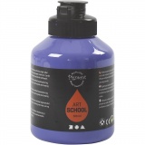 Acrylfarbe, Mattglänzend, Halbtransparent, Violettblau, 500 ml/ 1 Fl.