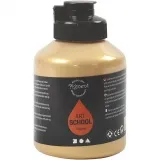 Acrylfarben, Mattglänzend, Deckend, Gold, 500 ml/ 1 Fl.