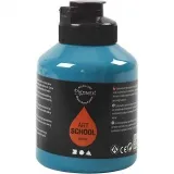 Acrylfarben, Mattglänzend, Deckend, Türkis, 500 ml/ 1 Fl.