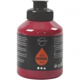 Acrylfarbe, Mattglänzend, Halbtransparent, Dunkelrot, 500 ml/ 1 Fl.