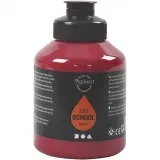 Acrylfarben, Mattglänzend, Halbtransparent, Dunkelrot, 500 ml/ 1 Fl.