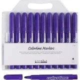 Colortime Marker, Strichstärke 5 mm, Flieder, 12 Stk/ 1 Pck