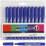 Colortime Marker, Strichstärke 5 mm, Blau, 12 Stk/ 1 Pck