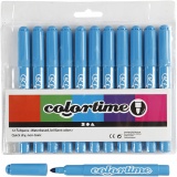 Colortime Marker, Strichstärke 5 mm, Hellblau, 12 Stk/ 1 Pck
