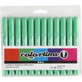 Colortime Marker, Strichstärke 5 mm, Hellgrün, 12 Stk/ 1 Pck