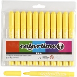 Colortime Marker, Strichstärke 5 mm, Zitronengelb, 12 Stk/ 1 Pck