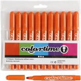 Colortime Marker, Strichstärke 5 mm, Orange, 12 Stk/ 1 Pck