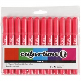 Colortime Marker, Strichstärke 5 mm, Pink, 12 Stk/ 1 Pck