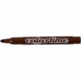 Colortime Marker, Strichstärke 5 mm, Braun, 12 Stk/ 1 Pck