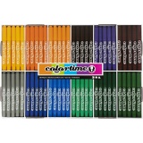 Colortime Marker, Strichstärke 5 mm, Zusätzliche Farben, 12x24 Stk/ 1 Pck