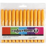 Colortime Marker, Strichstärke 5 mm, Warm gelb, 12 Stk/ 1 Pck