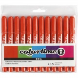 Colortime Marker, Strichstärke 5 mm, Dunkelorange, 12 Stk/ 1 Pck