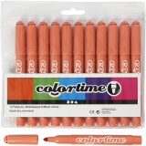 Colortime Marker, Strichstärke 5 mm, Mandarin, 12 Stk/ 1 Pck