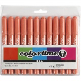 Colortime Marker, Strichstärke 5 mm, Mandarin, 12 Stk/ 1 Pck