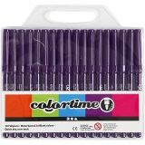Colortime Marker, Strichstärke 2 mm, Flieder, 18 Stk/ 1 Pck