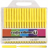 Colortime Marker, Strichstärke 2 mm, Zitronengelb, 18 Stk/ 1 Pck