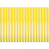 Colortime Marker, Strichstärke 2 mm, Zitronengelb, 18 Stk/ 1 Pck